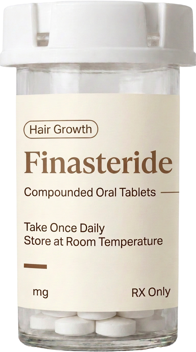 Finasteride bottle