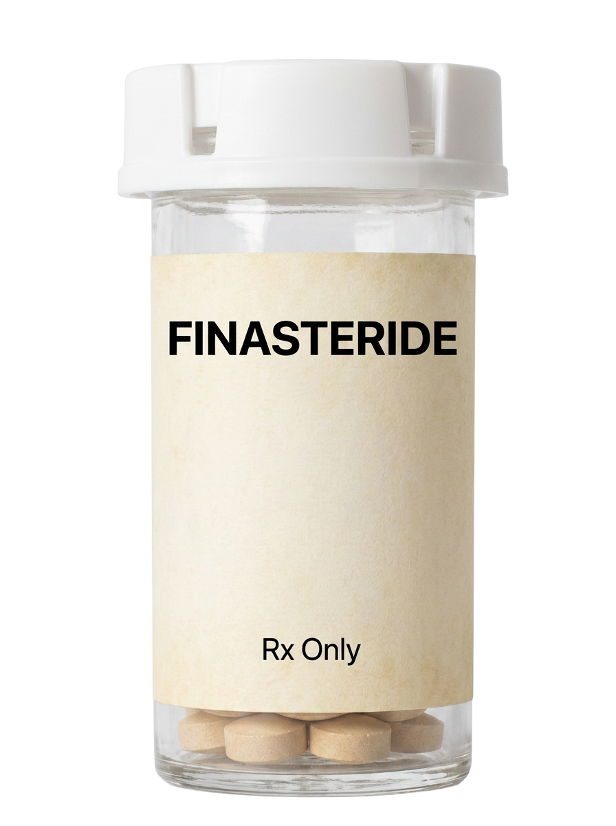 Finasteride bottle