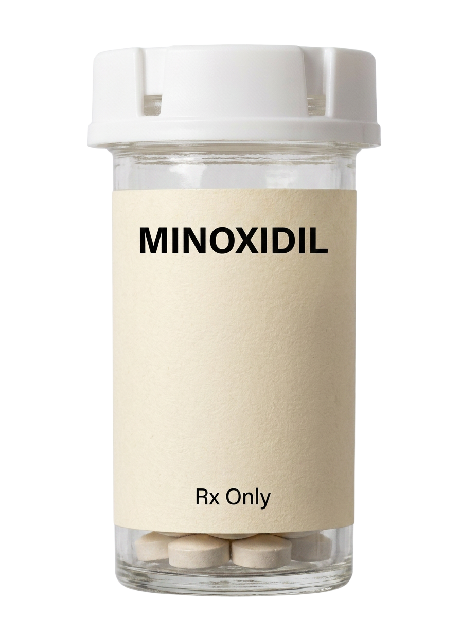 Minoxidil bottle