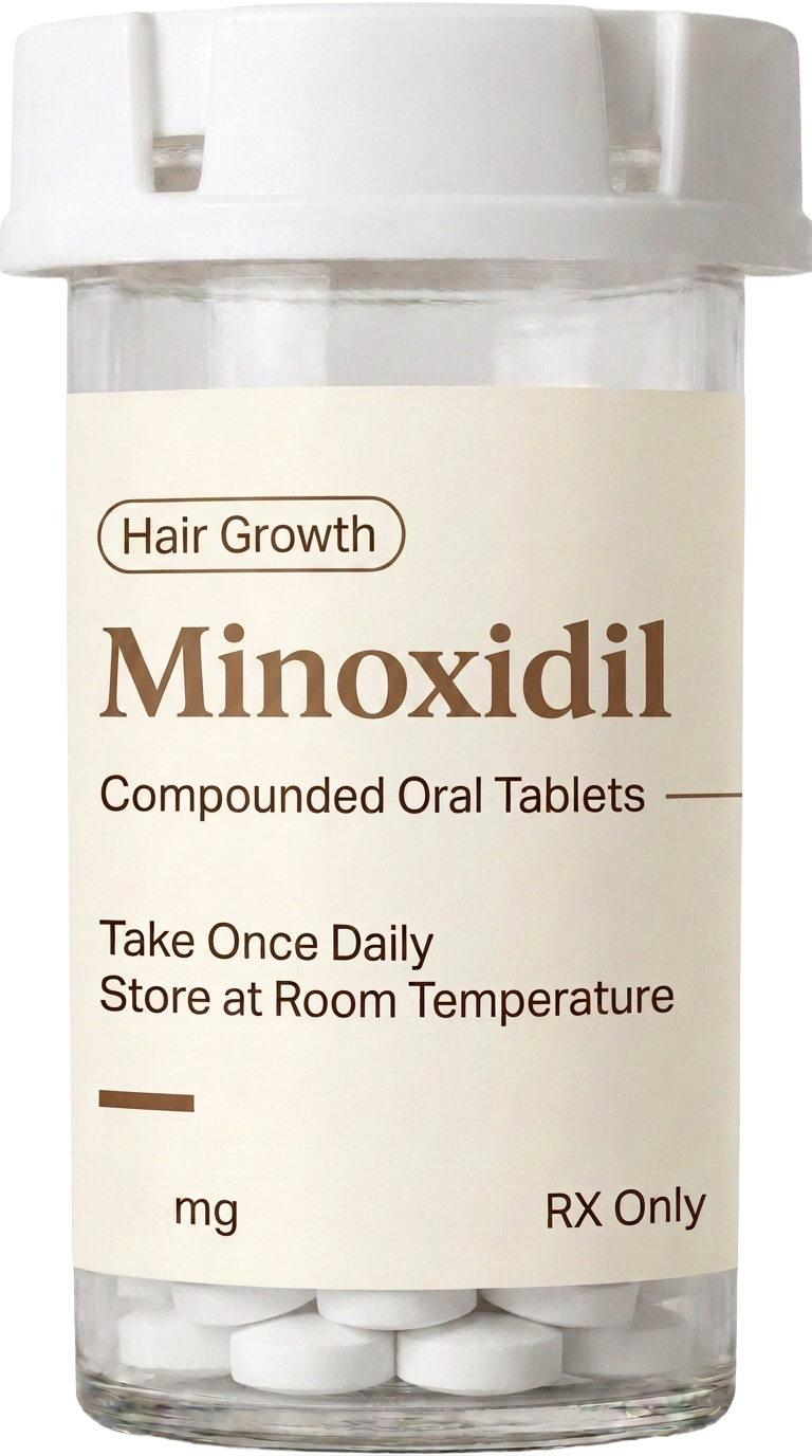 Minoxidil bottle