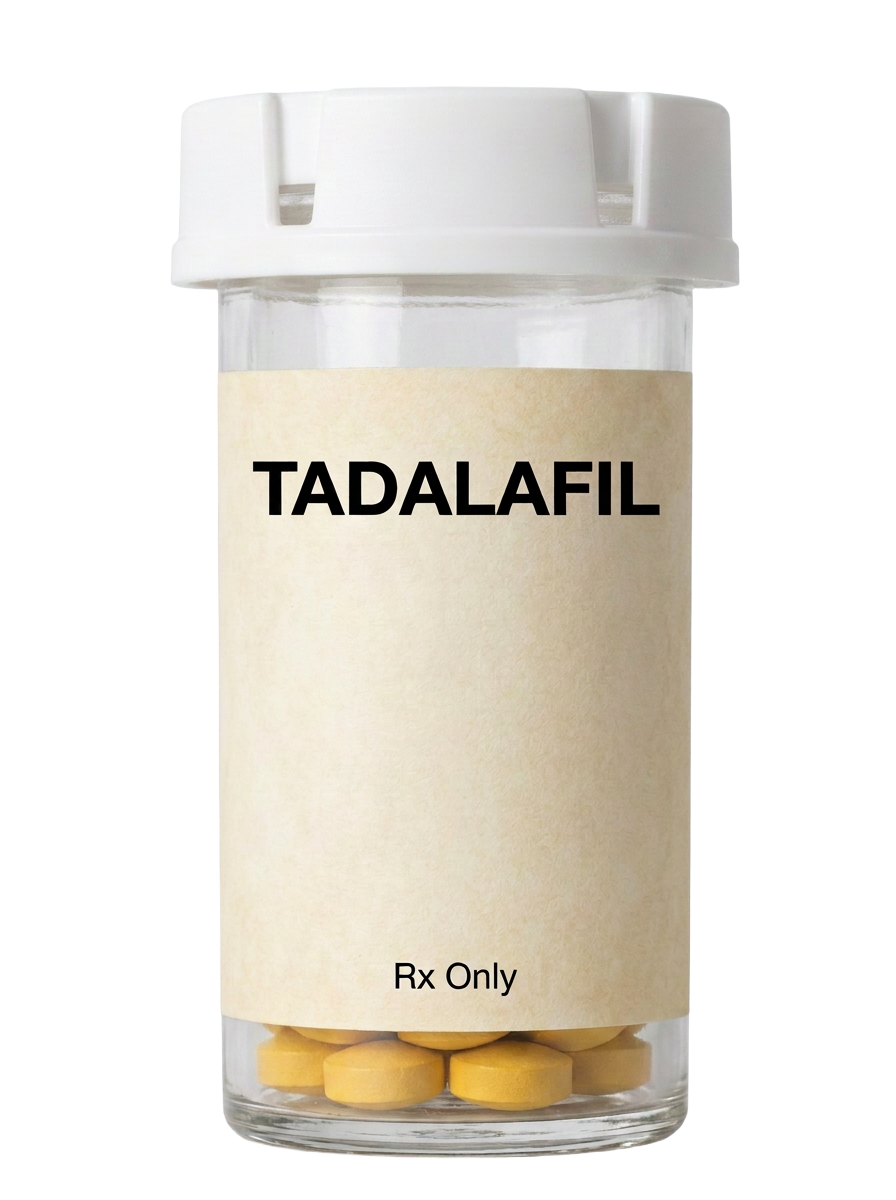 Tadalafil bottle